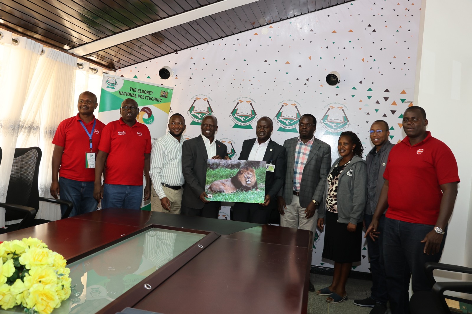 Today, 13th February, 2026, a team from ABSA Bank led by James Agin-(CIB) Corporate and Investment Banking Director; Charles Wokabi